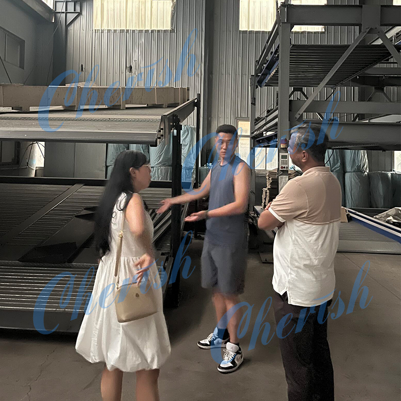Welcome Indian Customer Visiting Our Factory
